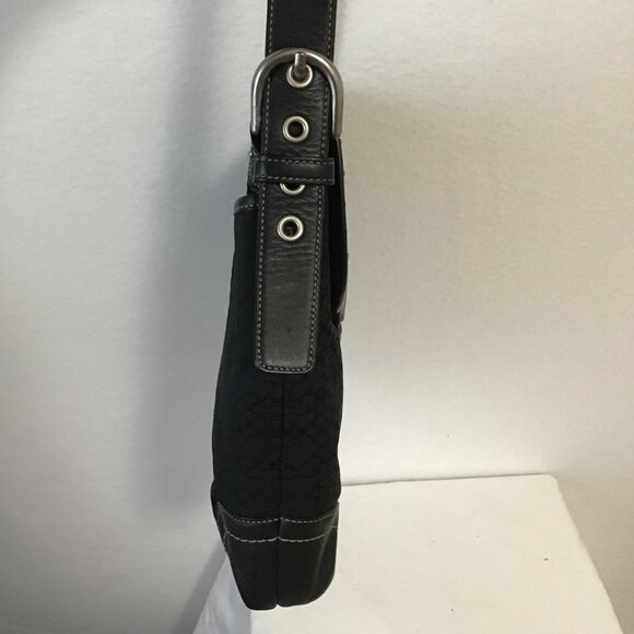 Coach Soho Signature Black Crossbody Shoulder Bag - Picture 10 of 14